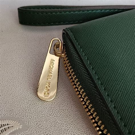 michael kors moss green wallet.